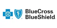 A blue cross and shield logo.